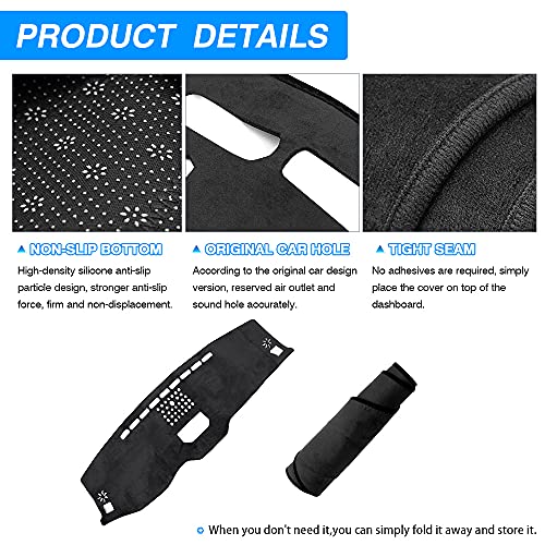 Cartist Custom Fit For Dash Cover Toyota Tundra 2014 2015 2016 2017 2018 2019 2020 2021 Dashboard Cover Mat Non-Slip Pad Carpet Sunshield Protector #TOP5