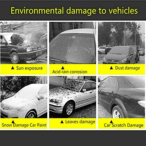 Image of Auto Hub Car Cover Compatible with City Old with Weather Proof, Triple Stitched, City Car Cover Jungle Look