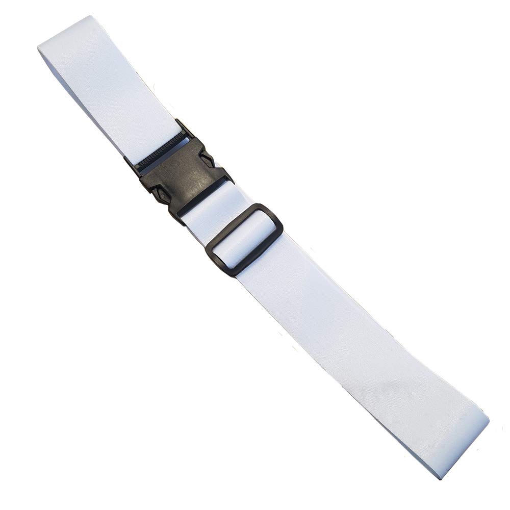 Sublimation Luggage/Suitcase Strap - Plain White
