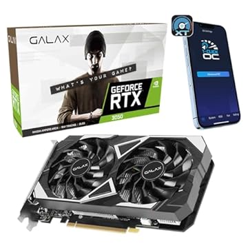 Placa de Vídeo Galax NVIDIA GeForce RTX 3050 EX, 6GB, GDDR6, DLSS, Ray Tracing