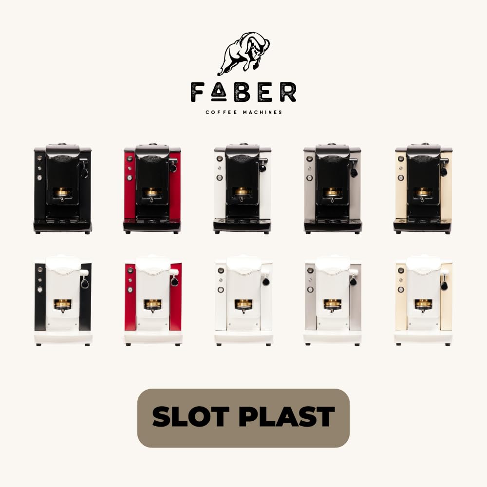 FABER COFFEE MACHINES POD Coffee Machine 44 mm Adjustable Brass Pad Press SCHWARZ