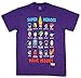 DC Comics Super Heroes Have Issues Too Men's T-Shirt, X-Large Purple