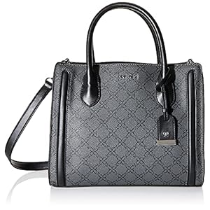 NINE WEST Aidenne Satchel Jet Black One Size