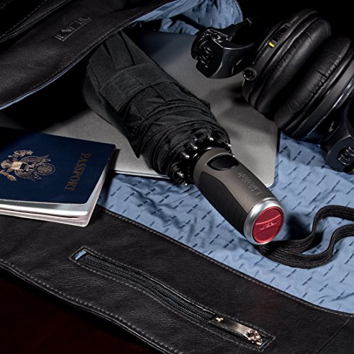 LifeTek Windproof Travel Umbrella - Compact, Automatic, Wind Resistant, Strong and Portable - Small Folding Backpack… - Image 6