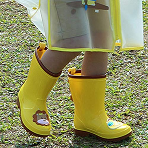 Toddler Baby Boys Girls Anti-Slip Rain Shoes Little Kids 3-9Years Children's Fall Cartoon Waterproof Rain Boots2