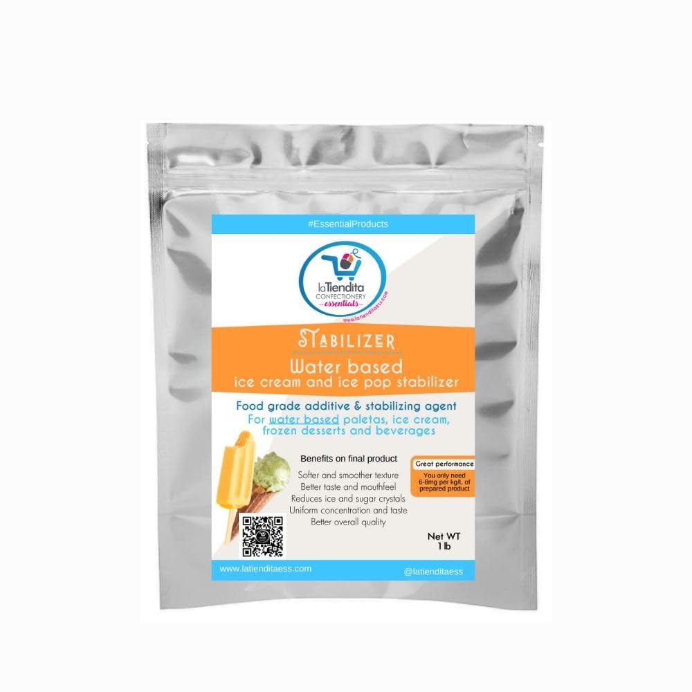 Water based ice cream and ice pop stabilizer LA TIENDITA ESSENTIALS (1 lb)