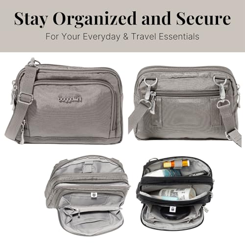 Image of Baggallini Triple Zip with Front Wallet /Trifecta RFID Wallet Crossbody