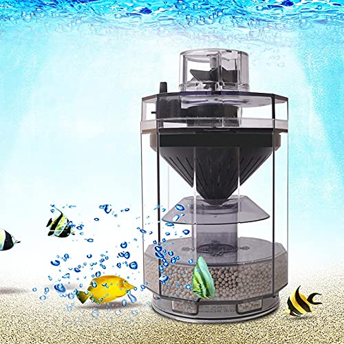 3 in 1 Aquarium Filter Water Changer and Fish Bowl Aqaurium Mini Air Pump- Fish Tank Filter Media Container Box,Ultra Silent Automatic Aquarium Fish Poop Sucker Machine