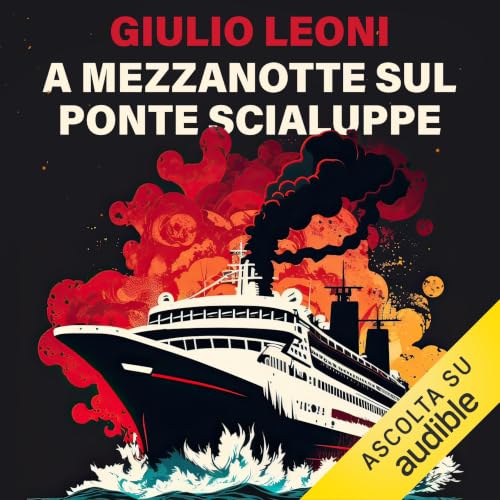 Diseño de la portada del título A mezzanotte sul ponte scialuppe