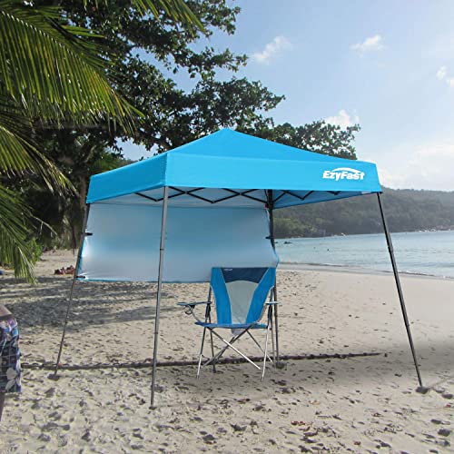 Ezyfast Ultra Compact Backpack Canopy, Pop Up Shelter, Portable Sports Cabana, 7.5 X 7.5 Ft Base / 6 X 6 Ft Top For Hiking, Camping, Fishing, Picnic, Family Outings #TOP2