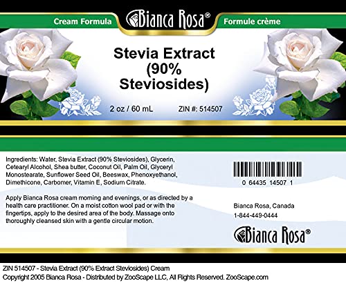 Amazon.com: Bianca Rosa Stevia Extract (90% Steviosides) Cream (2