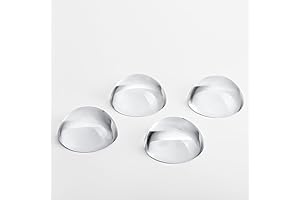 4Pcs Crystal Dome Magnifying Paperweights