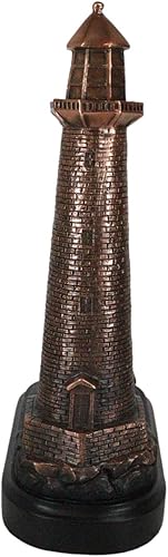 Miniatura 6 de Ebros Gift The Ocean Standard - Marco de impresión de vidrio grabable con acabado galvanizado de bronce galvanizado en la torre y ancla de barco