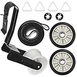 4392065 Dryer Maintenance and Repair Kit by Funmit - Compatible with Whirlpool Kenmore Amana Maytag 29'' Wide Dryer - Package Includes Drum Roller Belt and Idler Pulley - Original Quality