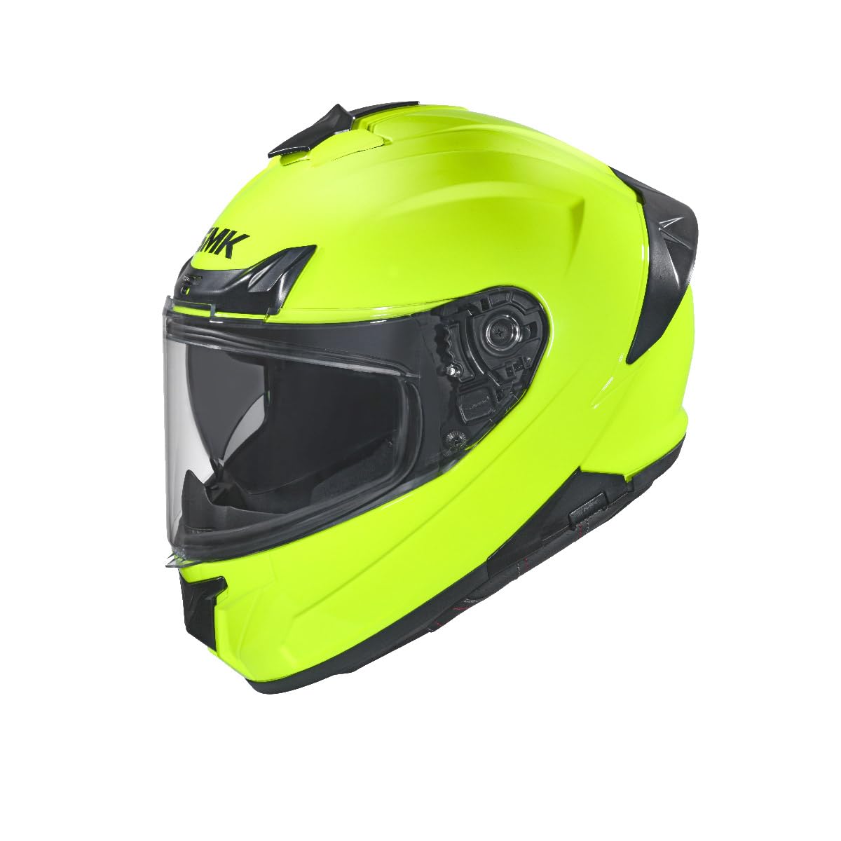 SMK Typhoon Solid ISI ECE & DOT Certified Full Face Dual Visor Helmet for Men and Women with Pinlock Fitted Clear Visor and Inner Sun Visor
