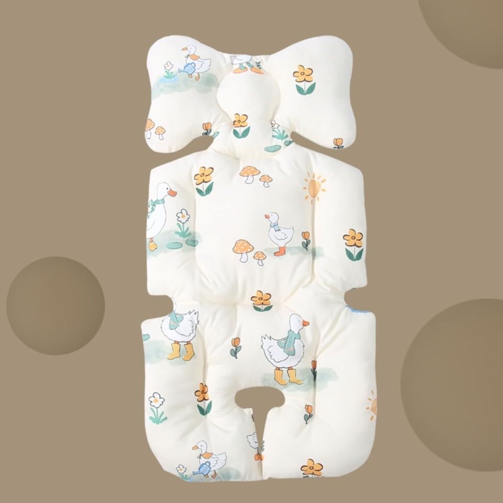 Cotton Pushchair Seat Liner, Breathable Pram Liner Universal