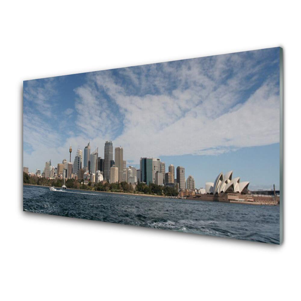 Plastique imprimés tableau mural moderne Tulup déco design mer 100x50cm