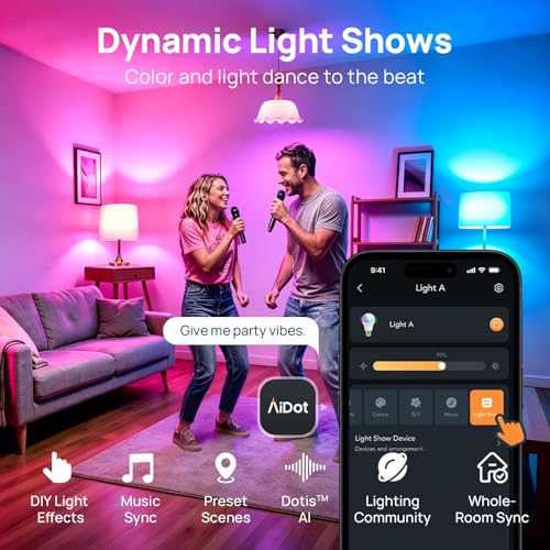 Image of Linkind Smart Light Bulbs, Compatible with Alexa, Google Home, AiDot