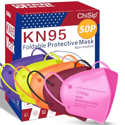 ChiSip 5-Layer KN95 Disposable Masks for Adults
