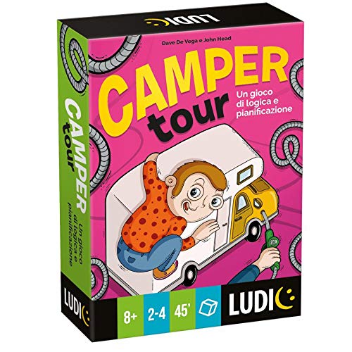 Preisvergleich Produktbild Ludic LUIT24230 Camper Tour Spiel, Mehrfarbig