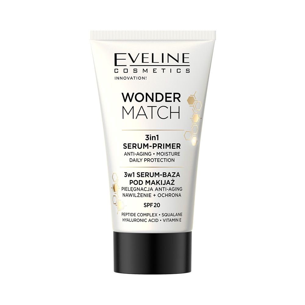 Eveline Cosmetics WONDER MATCH 3-in-1 Anti-Aging Makeup Primer Serum