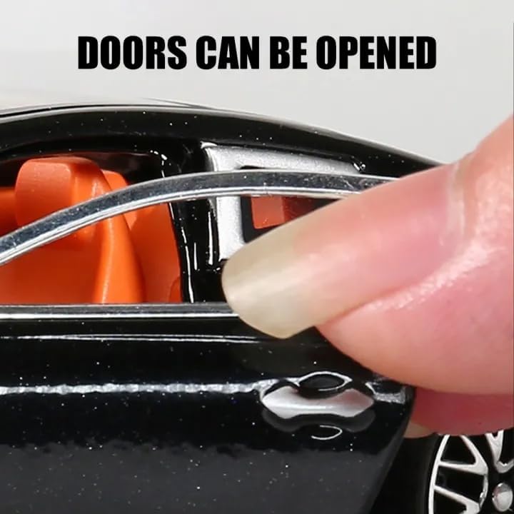 Image of WORSHIPER 1:32 Bentley Continental GT Diecast Metal Pull Back Car with 6 Openable Doors with Sound and Light Toy Decoration car Best Gift Toys for Kids (Bentley Continental GT 1:32 - Green)