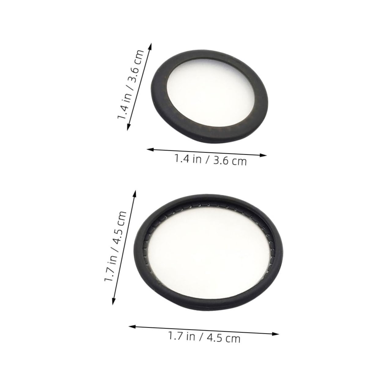 FOMIYES Floating Diaphragm Membranes 2 Pack Replacement Pvc Material for Pediatric and Adult