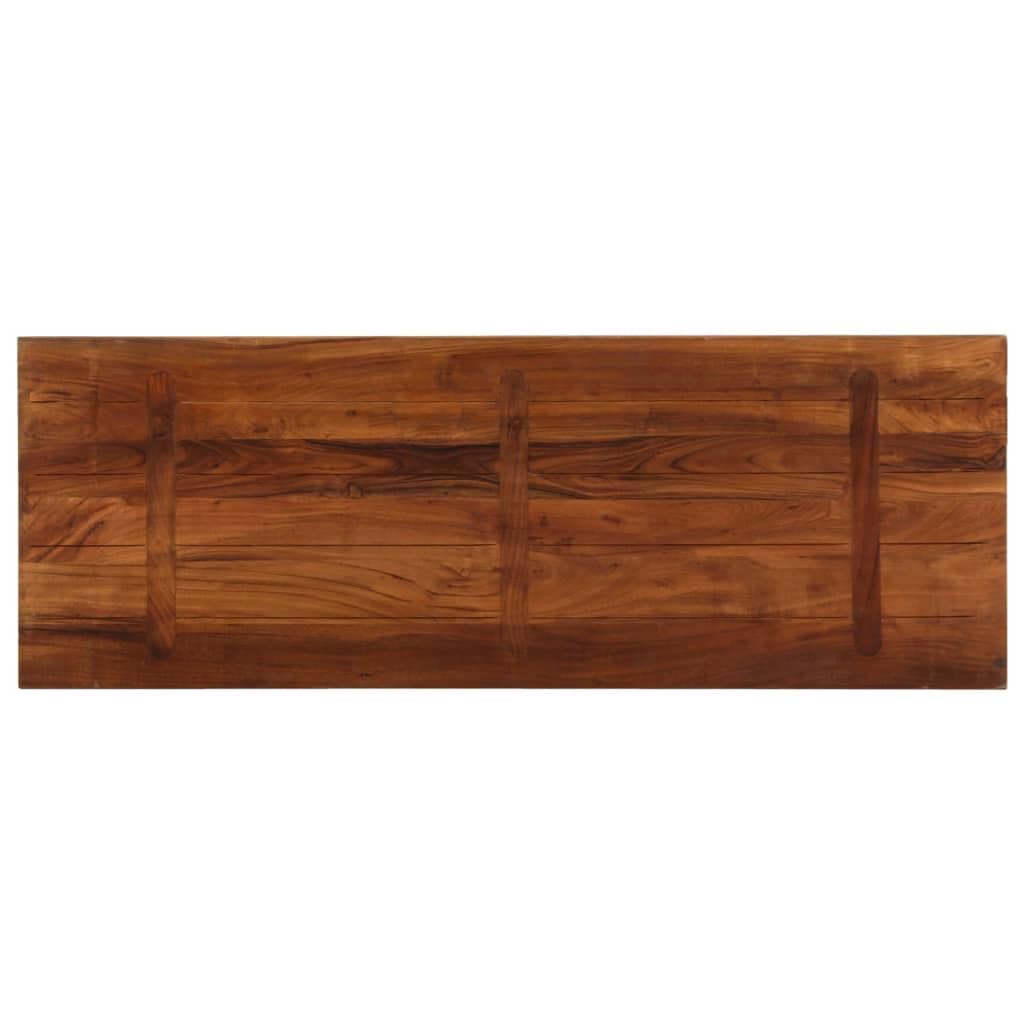 vidaXL Piano Tavolo 140x60x3,8 cm Rettangolare in Massello di Recupero, Piano per Tavolo Rettangolare, Piano Tavolo in Legno, Piano per Tavolo da Pranzo