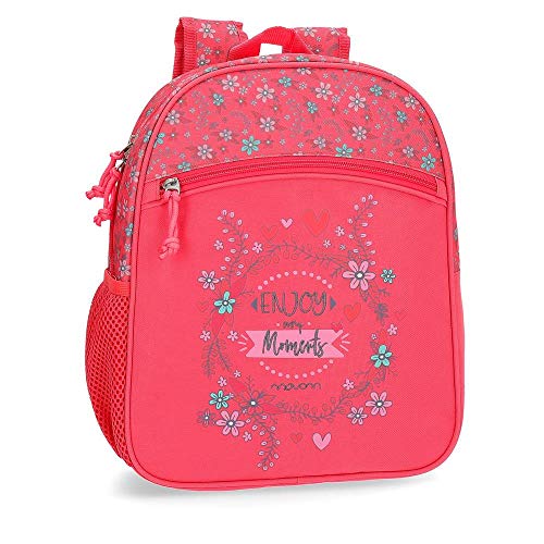 Movom Enjoy Mochila Pequeña Adaptable a Carro  Rosa  32 cm