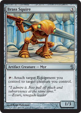 Magic: the Gathering - Brass Squire - Mirrodin Besieged