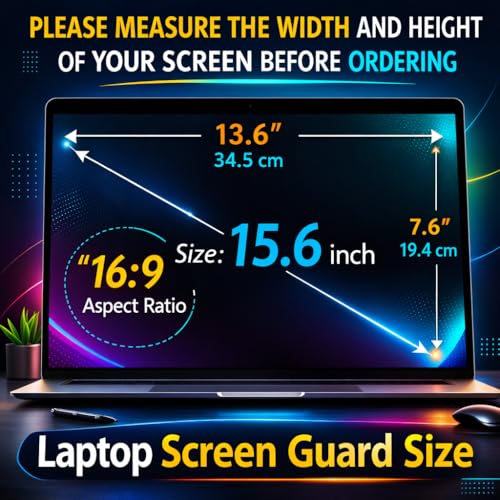 Image of Anjo 4 in 1 Combo Of 15.6 Inch & 16:9 Display Aspect Ratios Laptop Screen Protector, KeySkin, Body Lamination Trackpad Area & Lid-Back Side (Transparent)