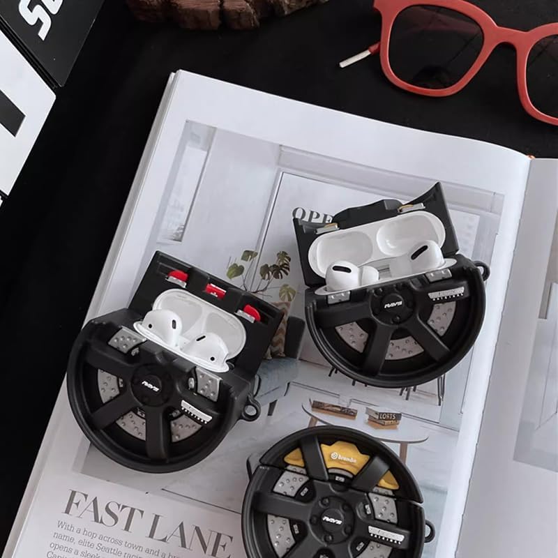 Amazon | 対応AirPods Pro用の ケース 第2世代 車輪 タイヤ 車の輪