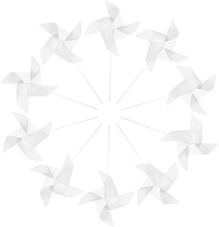 Sosoport 1 Juego Molinete para Colorear Haz Un Molino De Viento De Tus Propios Hijos Molinos De Viento para Preescolar Molinos De Viento De Pintura En Blanco Juguete Papel 24 Piezas