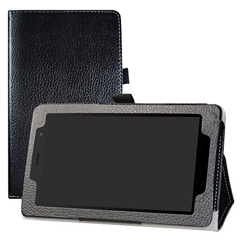 LFDZ Funda para Alcatel 1T 7 Inch,Soporte Cuero con Slim PU Funda Caso Case para 7' ALCATEL 1T7...
