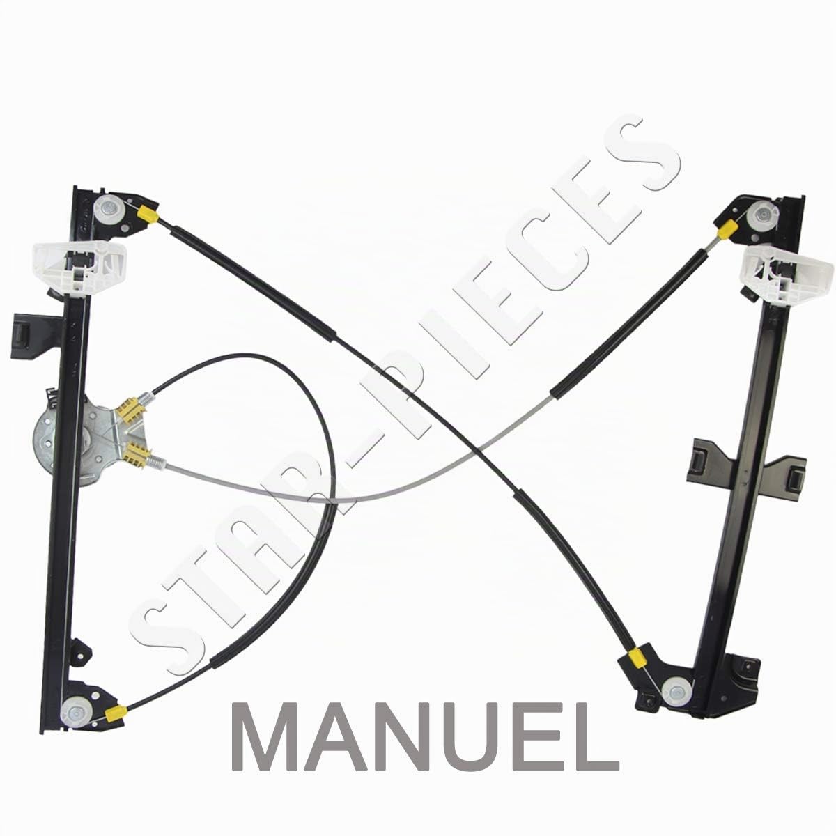STARKIT PERFORMANCE Leve vitre compatible pour Berlingo 1 et Partner 1 (1996-2008) lève-vitre MANUEL avant gauche (conducteur) 9221A4, 9221G3