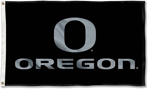 WinCraft Bandera negra de Oregon de 3 x 5