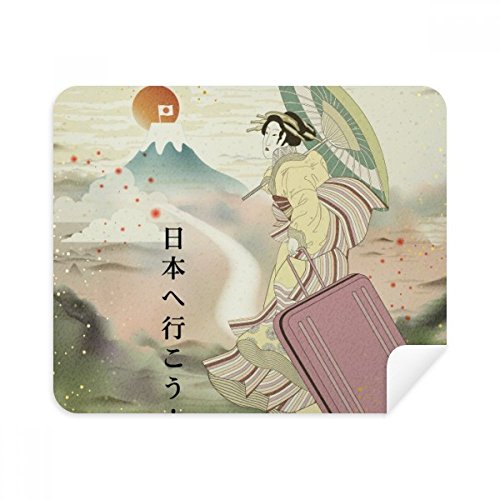 Chiffon lunettes japonais ukiyo-e mont fuji idéal pour nettoyer l'écran de votre smartphone