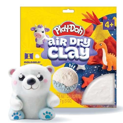 Play-Doh Brand Air-Dry Clay 5 oz. Air and Modeling Clay Bag Arts and Crafts Supplies for Adults and Kids Tools & Kit