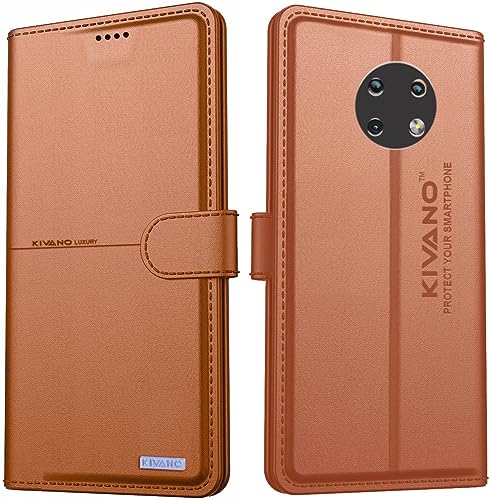 Image of KIVANO Compatible with Nokia G10 Flip Cover | Leather Finish | Inside Pockets & Inbuilt Stand | Shockproof Wallet Style Magnetic Closure Back Cover Case
