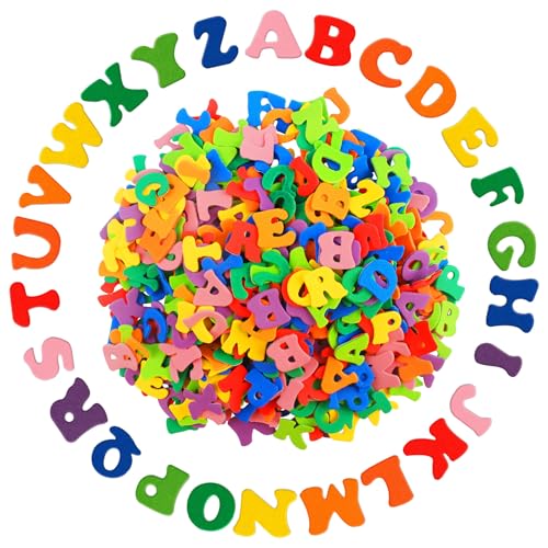 540 Stück Moosgummi Buchstaben, Selbstklebend Schaumstoff Buchstaben...