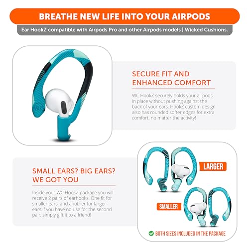 Image of WC HookZ - Over-Ear Hooks for AirPods Pro 1, 2 & AirPods 1, 2, 3
