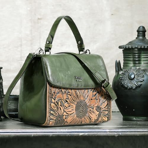Image of EXOTIC Premium Vintage Embossed Floral Flap Desing Sling Bag For Women