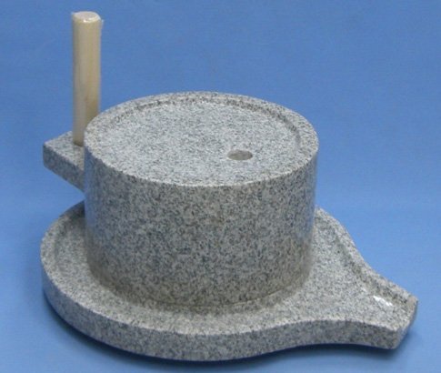 Amazon | 【挽き臼セット】みかげ石 皿型挽き臼 24型 （ふるい・ミニ竹