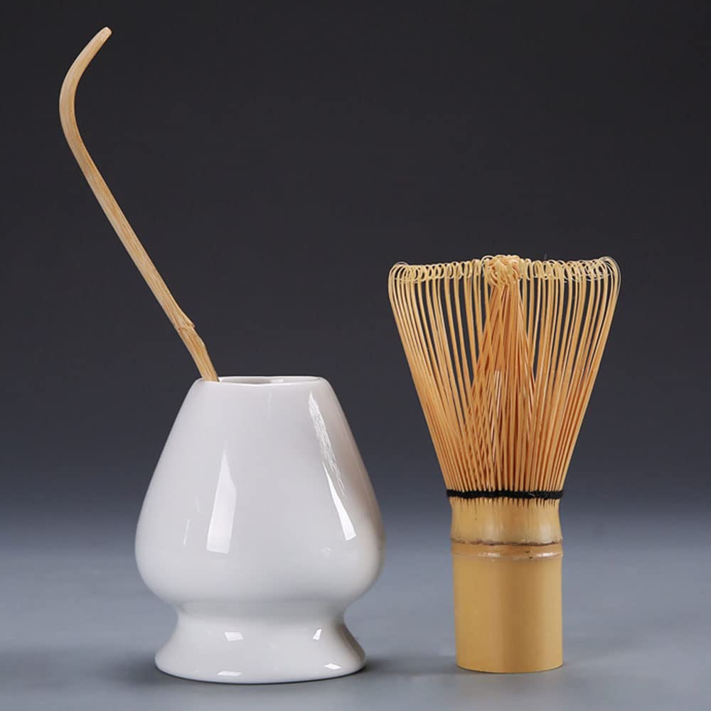 Matcha Whisking Trio: Chasen, Chasaku & Rest