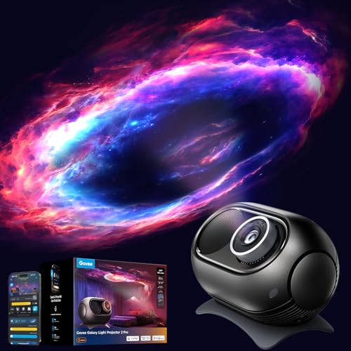 Govee Galaxy Light Star Projector 2 Pro, 4 Megapixel HD Lens, Pla...