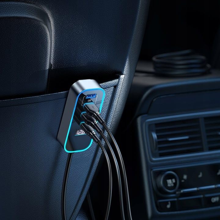 Mcdodo Cc-1900 Usb-Typec Dijital Ekran Kablolu Araç Şarj Cihazi