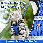 rabbitgoo Cat Harness and Leash Set for Walking Escape Proof, Adjustable Soft Kittens Vest with Reflective Strip for… - Image 4