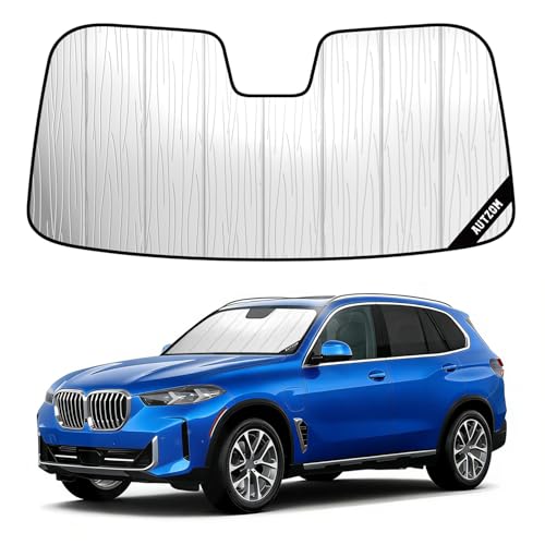 Windshield Sun Shade for BMW X5/X7 (G05/G07) 2019-2023 Custom-fit Windshield Cover Protect Dashboard Foldable Car Window Shades BMW X5/X7 Accessories