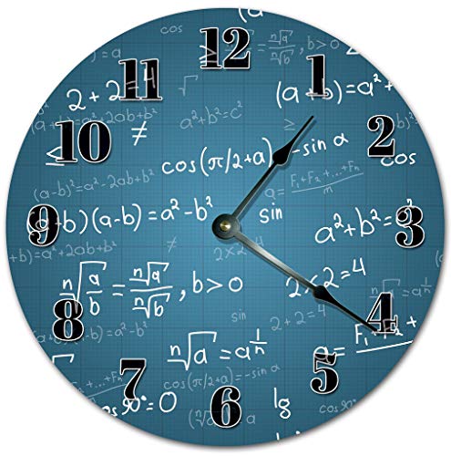 Reloj de Pared Matemático Analógico 10.5 pulg