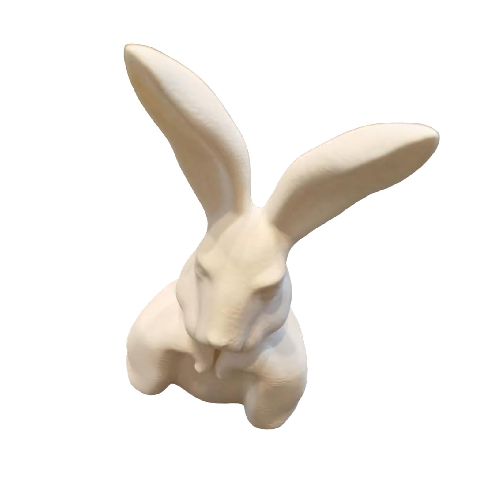 Xjdzineq Modern Rabbits Statue for Mantel and Bookshelf Modern Sculpture Deck